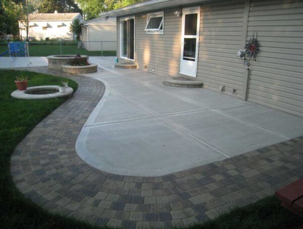 Modern Concrete Patio Installation in Miami FL